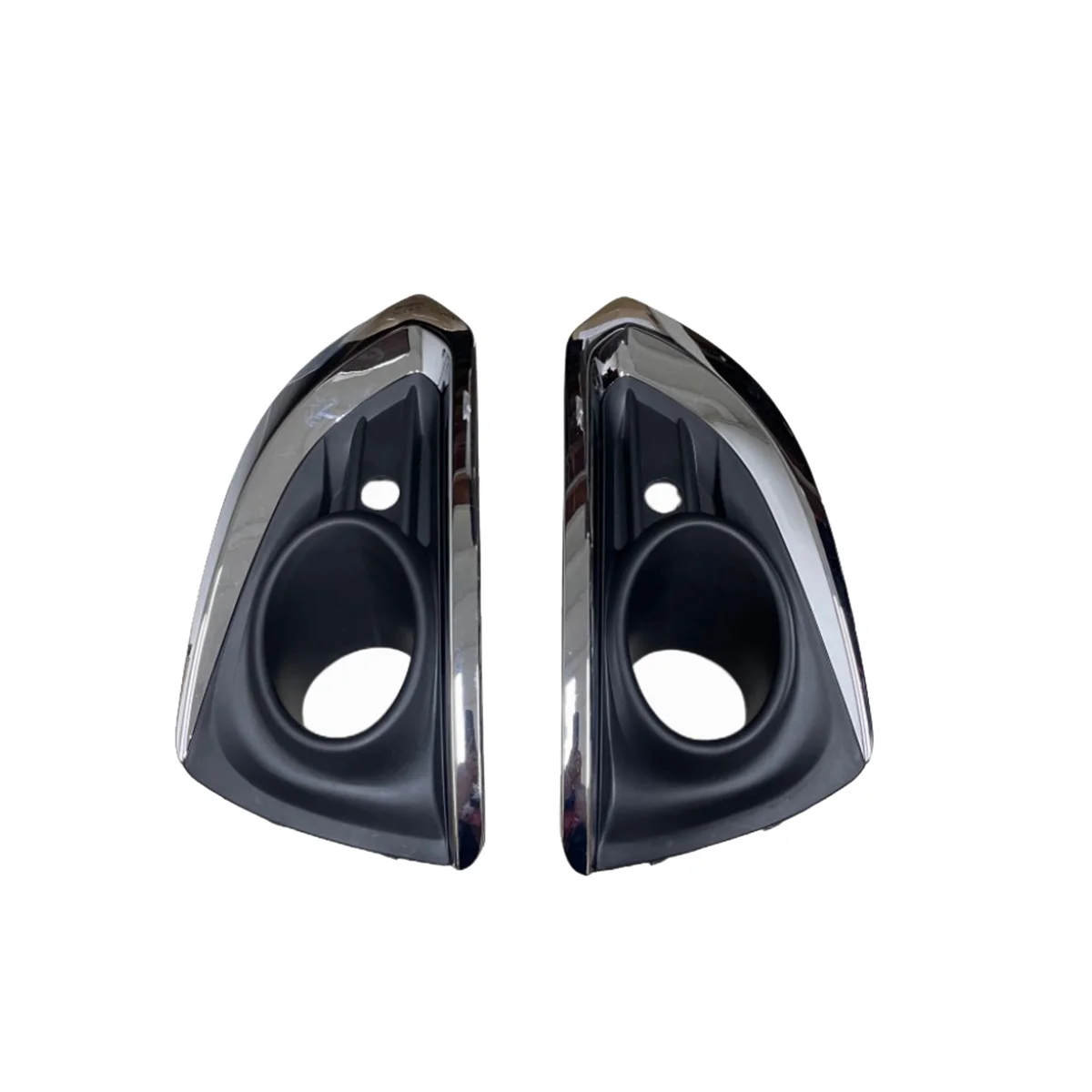 

1Pair Car Front Bumper Fog Light Lamp Hoods Housing Cover Replacement for Peugeot 3008 2012-2019 MK1