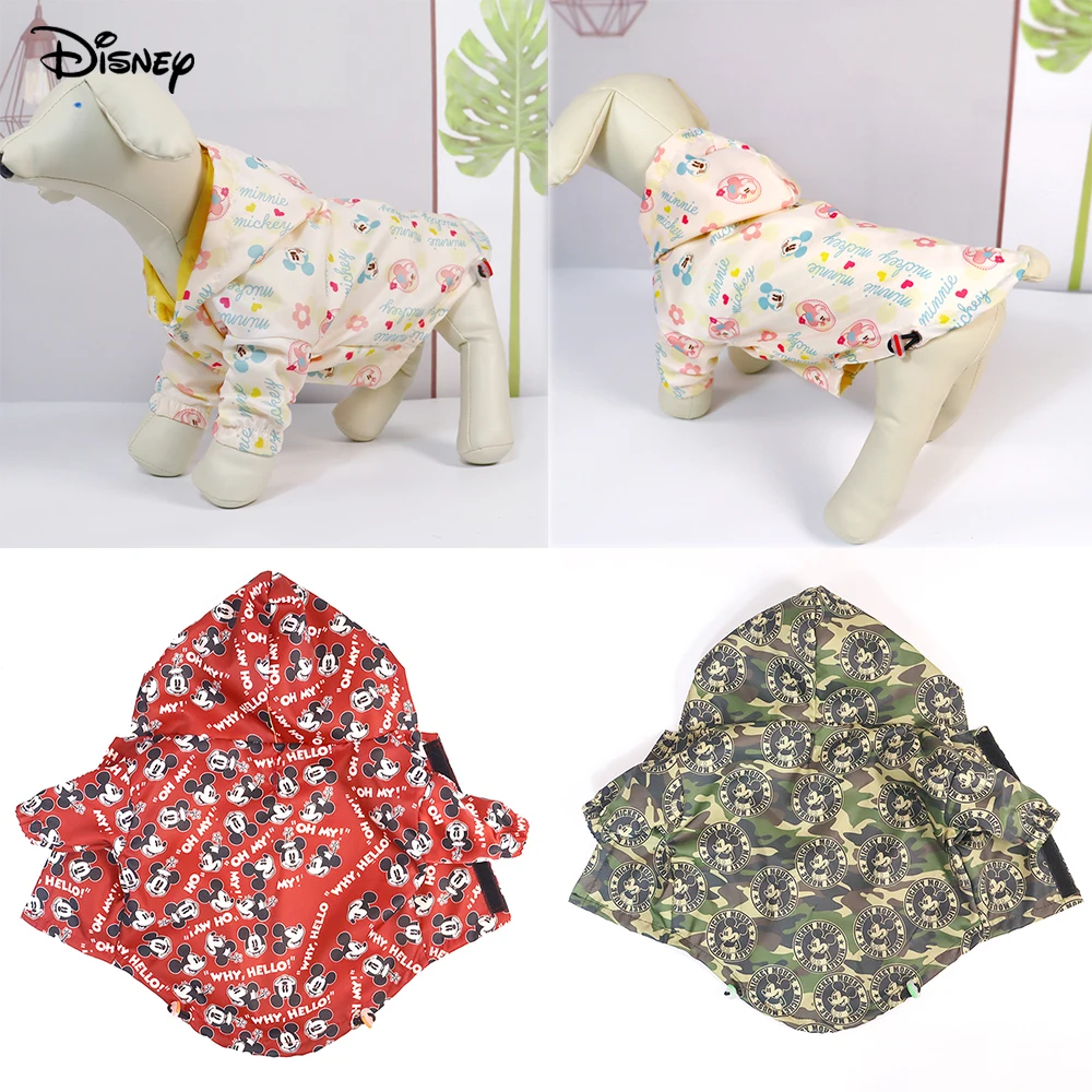 

Одежда для домашних животных Disney XS-4XL Mickey куртки для собак, высококачественная одежда для собак, одежда для маленьких, средних и больших соба...