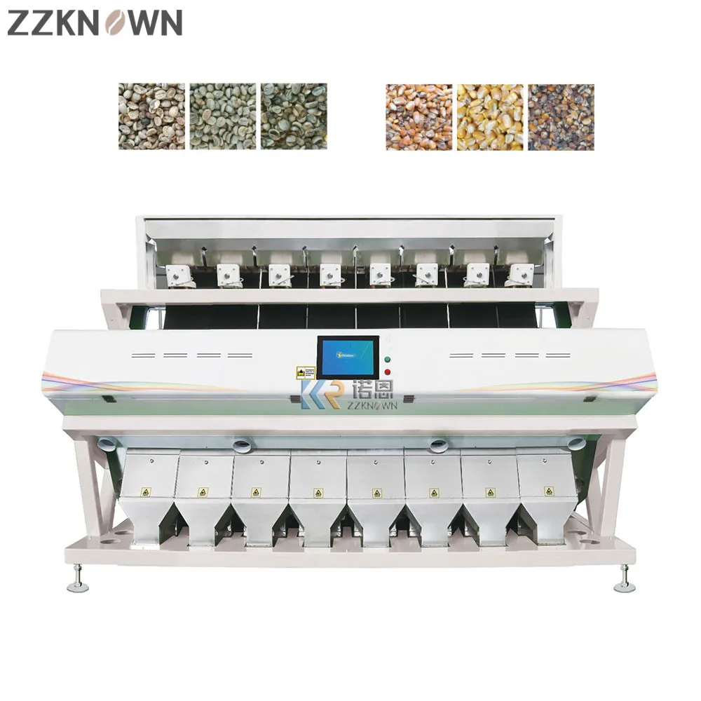 Индивидуальная пластиковая сортировочная машина, 8 каналов, сортировочная машина для кофейных зерен, риса