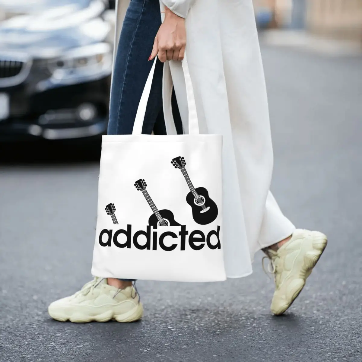 Холщовая Сумка-тоут для гитары музыки