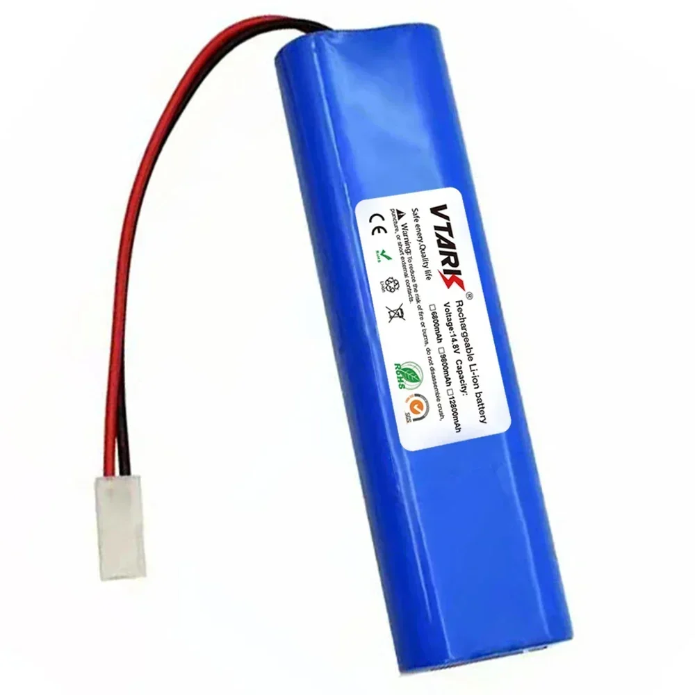 Обновление 2024 года 14 8 В 12800 мАч аккумулятор для робота-пылесоса Qihoo 360 S6 запасные