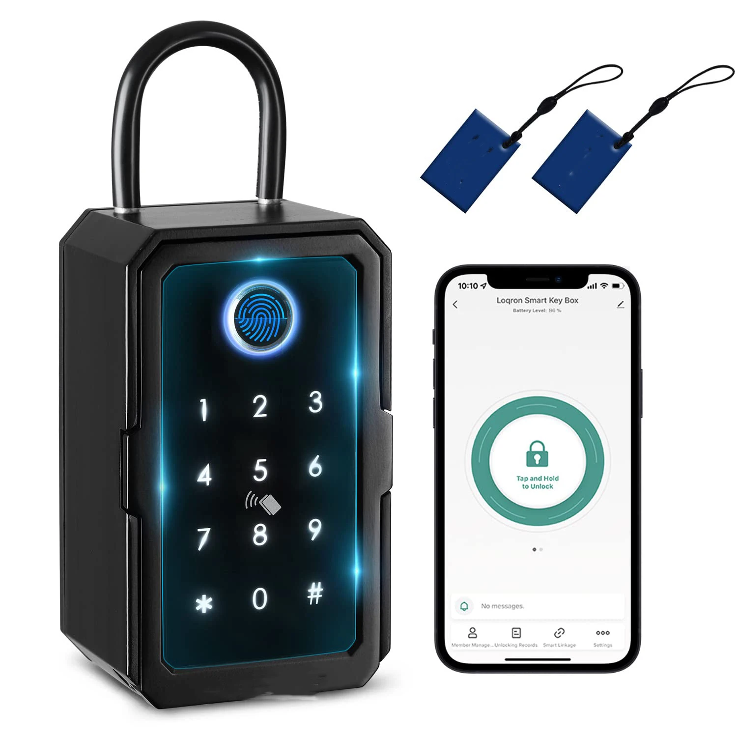 

Сейф Tuya Ttlock, 2023 клавиш, сканер отпечатков пальцев, Bluetooth, Wi-Fi, цифровой ключ, дистанционное управление через приложение, настенное крепление, комбинированная безопасность