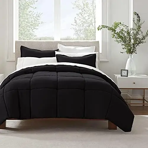 

Clean Soft Hypoallergenic Solid 3 Piece Comforter Set, King, Light