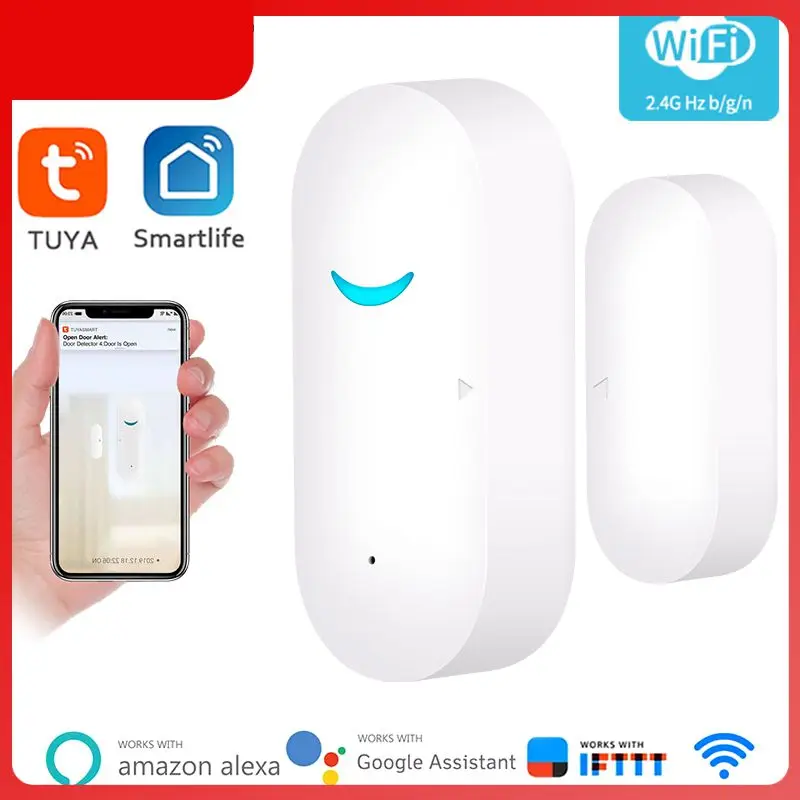 

Wifi Wifi Door Sensor Window Alarm Sensors Wireless Automation Curtain Open / Closed Detectors Smart Home Tuya Smart