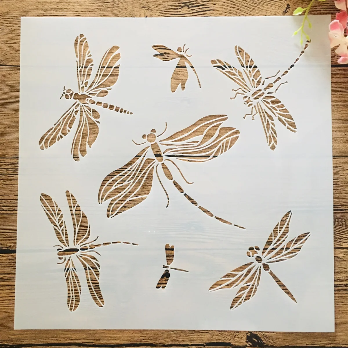 

Трафарет для рисования Мандала Стрекоза 30x30 см