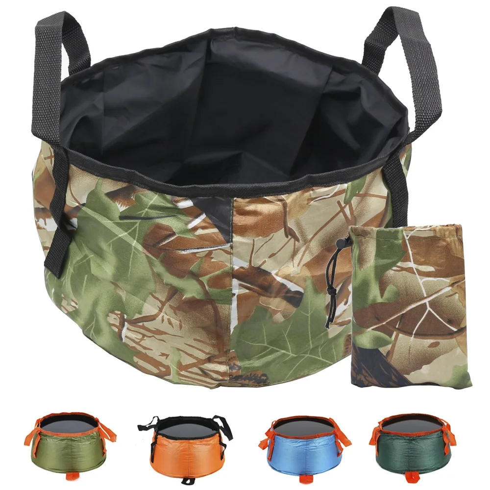 

Bag Bucket Waterproof Camping Wash For Basin Outdoor Storage Bucket Portable Container Folding Water Fishing Carrier Water Bags
