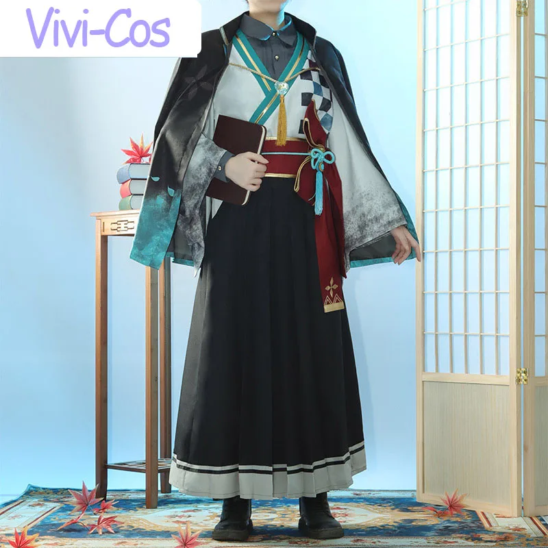 Фото Vivi-Cos аниме Vtuber Nijisanji Kaida Haru крутой великолепный Косплей Костюм Хэллоуин ролевая игра карнавал новый цвет №1