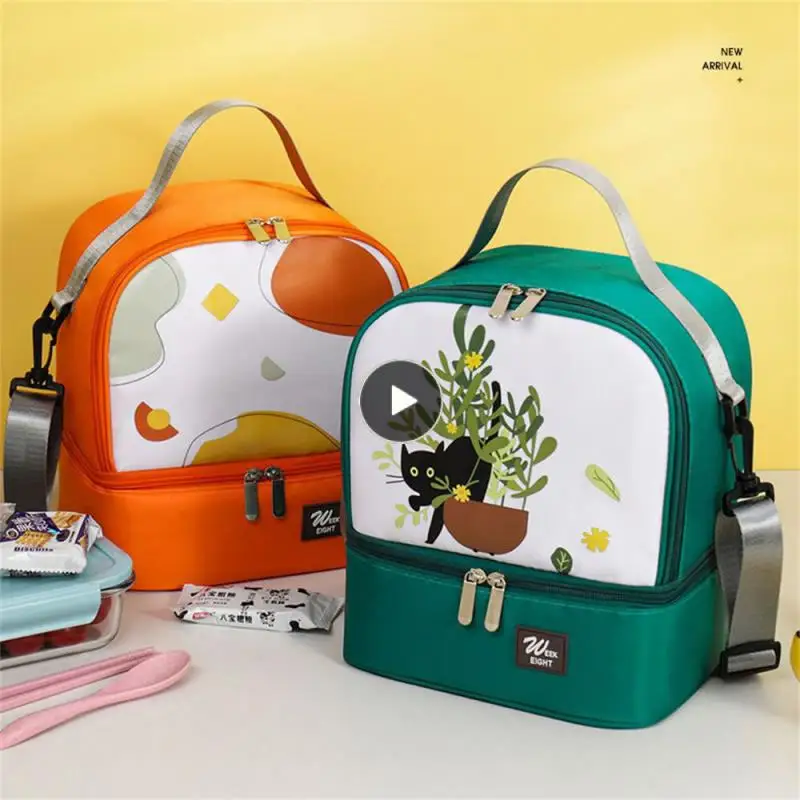 

Waterproof And Anti-fouling Double-layer Insulation Package Easy To Carry Green Insulation Package 10l Large Capacity Picnic Bag