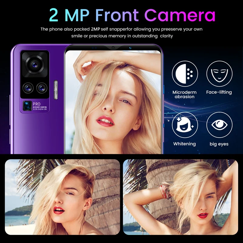 X50 Plus смартфон с 5 5-дюймовым дисплеем процессором MTK6572 ОЗУ 1 ГБ ПЗУ 4 Гб двумя