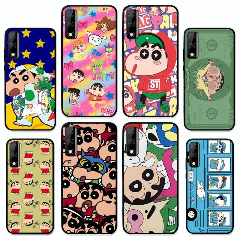 

C-Crayons Shin Funny Boys Chans Phone Case for Huawei Y 6 9 7 5 8s prime 2019 2018 enjoy 7 plus cover