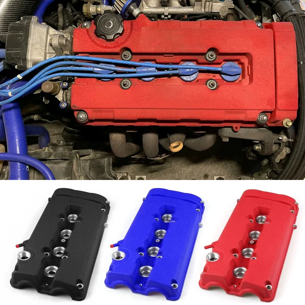 Крышка камеры клапана двигателя крышка для Honda Civic B16 B17 B18 VTEC B18C GSR с логотипом MUGE