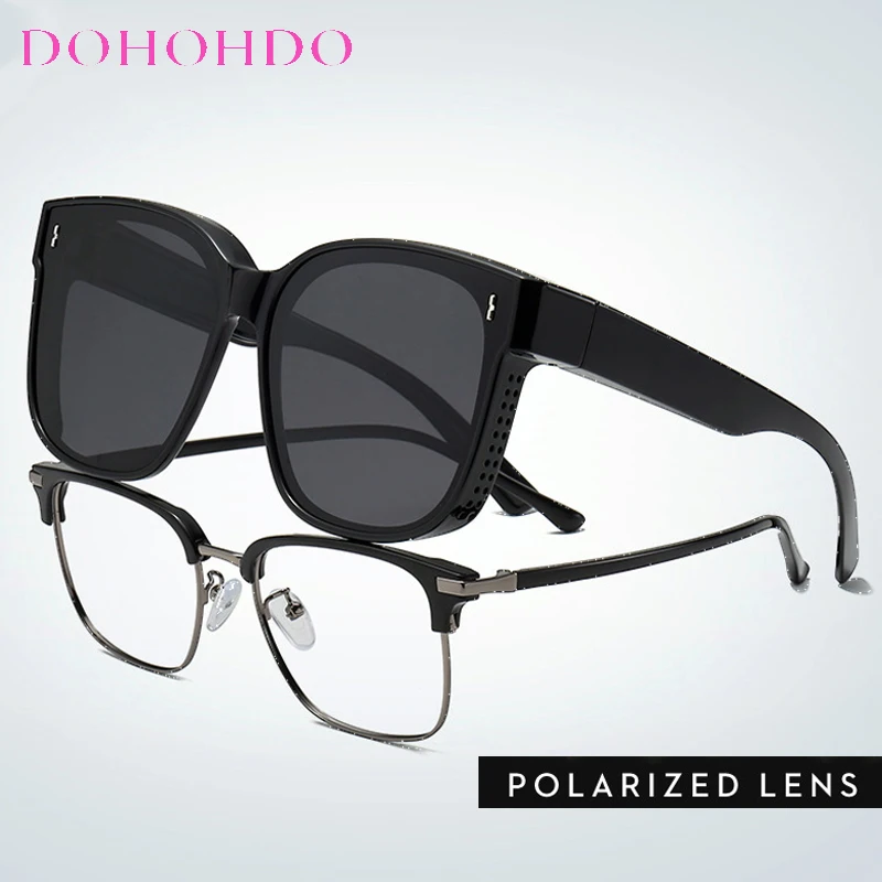 DOHOHDO 2024 новые квадратные солнцезащитные очки поляризационные для водителя