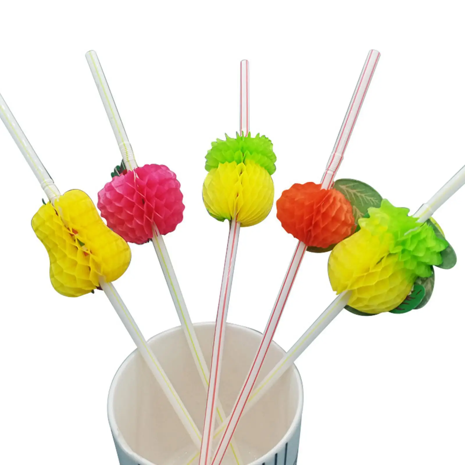 

Одноразовая посуда, пластиковые соломинки для фруктов, 50 шт.