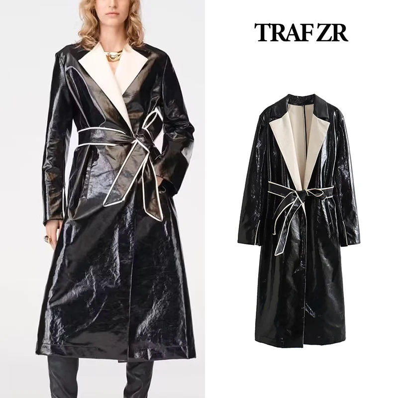 

Тренчкот женский зимний длинный, на осень/зиму, 2023