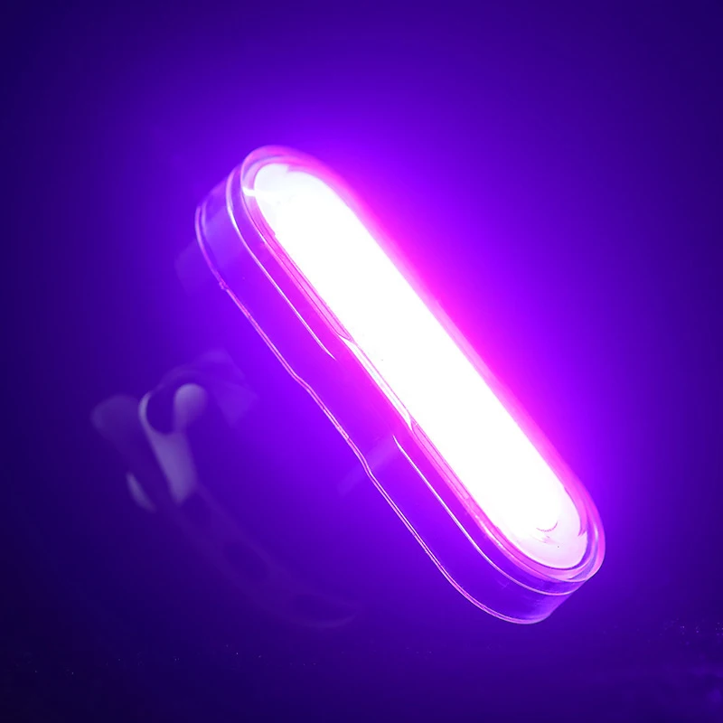 Задний фонарь велосипеда задний зарядка через USB красный Ультраяркий легко