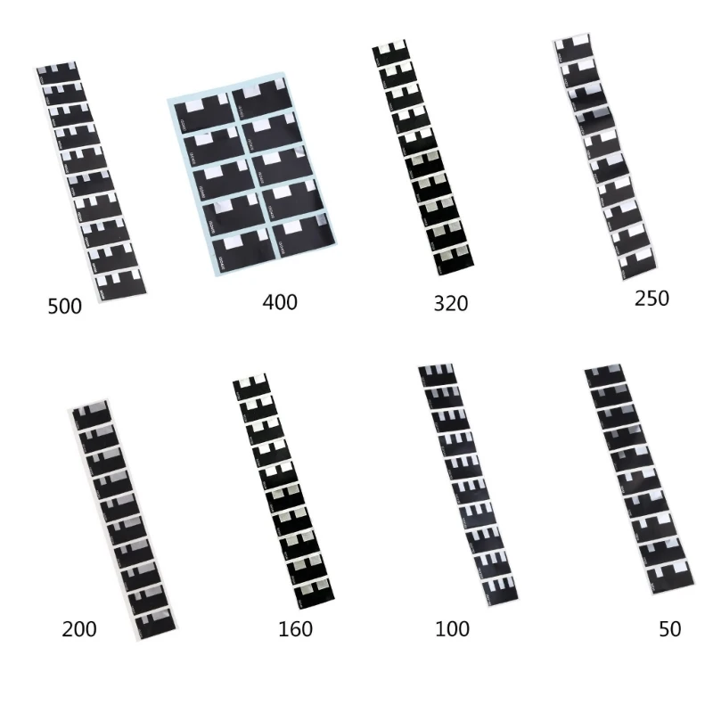 10Pieces 135 35mm Bulk Film Camera DX Code ISO50 100 160 200 250 320 400 500 Label Hand Roll Sticker Auto Detect