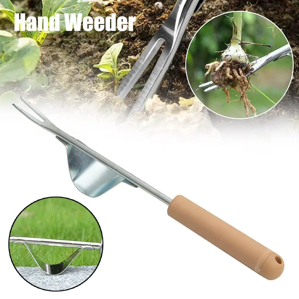 

Garden Puller Remover Durable Garden Lawn Weeder Outdoor Elements Yard Tools Seedling Grass Puller Root Planting Stainless Z2p8