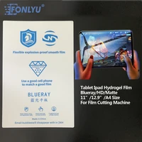 a4 size hydrogel film front glass protective film for max 13 ipad tablet fit fonlyu f200 screen protector cutting plotter