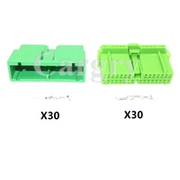1 set 30p il ag5 30s d3c1 green automotive instrument wire socket auto unsealed male female connector for honda