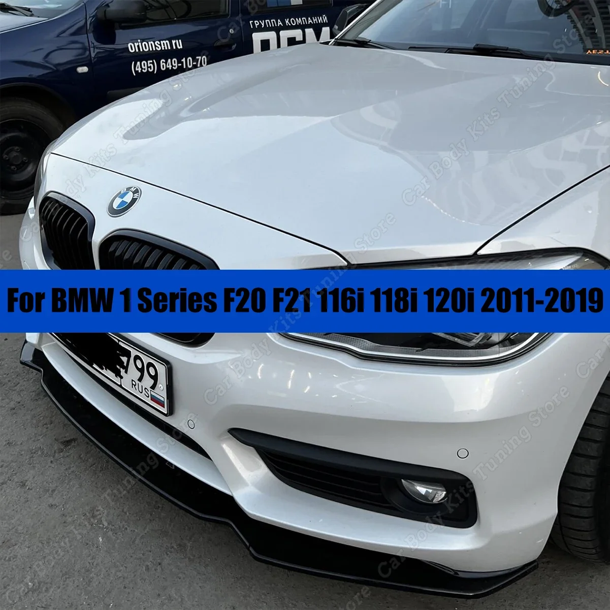 

Front Bumper Lip Diffuser Spoiler Splitter ABS Gloss Black Car Accessories For BMW 1 Series F20 F21 116i 118i 120i 2011-2019