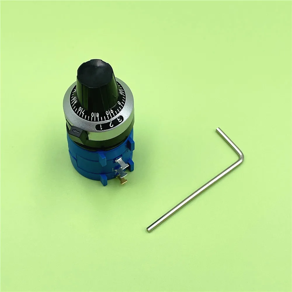 

10sets 3590S-2-101 102 103 104 201 202 203 501 502 503L 100R to 100K Ohm Wirewound Precision Potentiometer 10 Turn w Rotary Knob