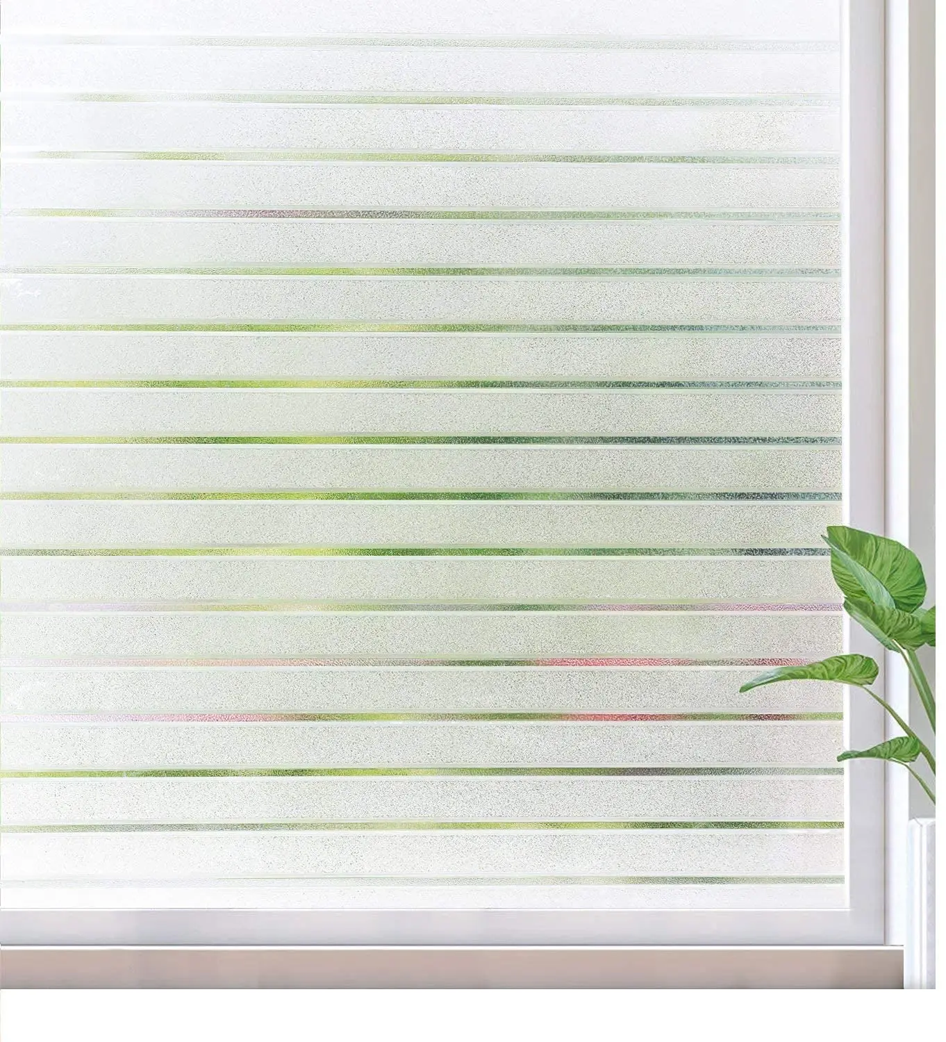 

Window Privacy Film Blinds Frosted Glass Film Sun UV Blocking Static Clings Non-Adhesive Home Office Decorative Stickers