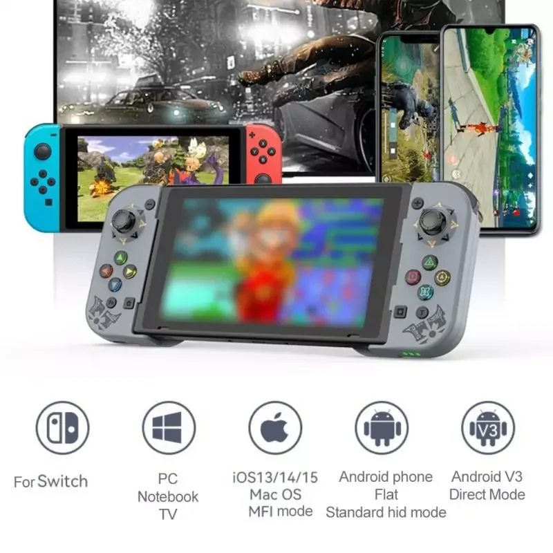 

Telescopic Bluetooth- Controller for N- D5 Definition LED Backlight Controller for IOS Android Gamepad for PS4