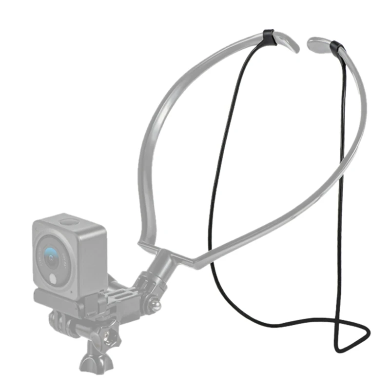 

Action Camera Neck Holder Halter 180 Degree Bend Smart Phone Free Selfie Mount For DJI Action 2 /Gopro10 9 8