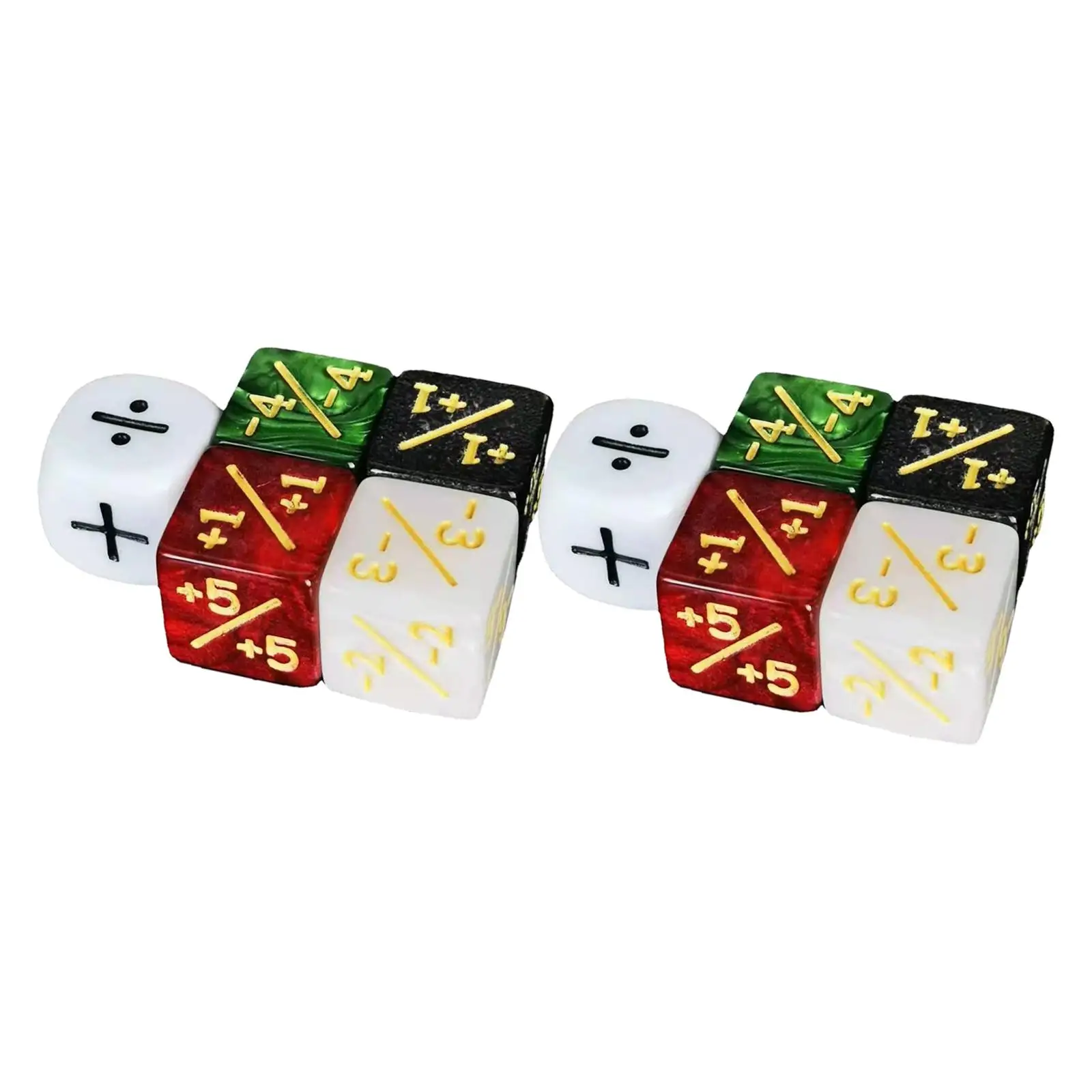 

10 шт Акриловые многогранные кости настольные игры для настольных игр