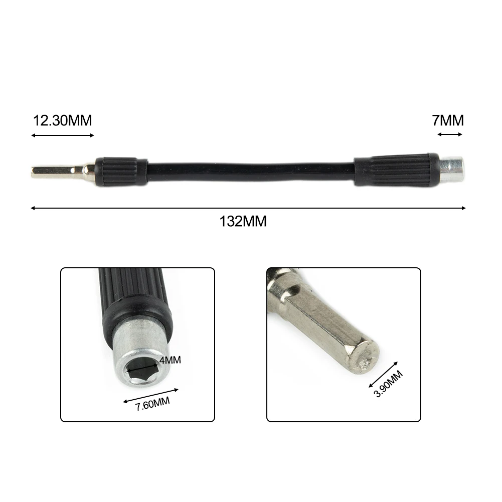 

Drill Screwdriver Bit Extension Flexible Holder Link Replacement Shaft 1PCS Accessory Connect Durable Hot Sale
