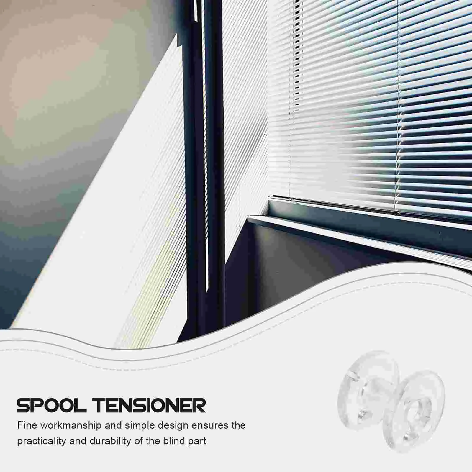 20 шт. катушка для штор прозрачный фиксатор шнура катушки проволоки