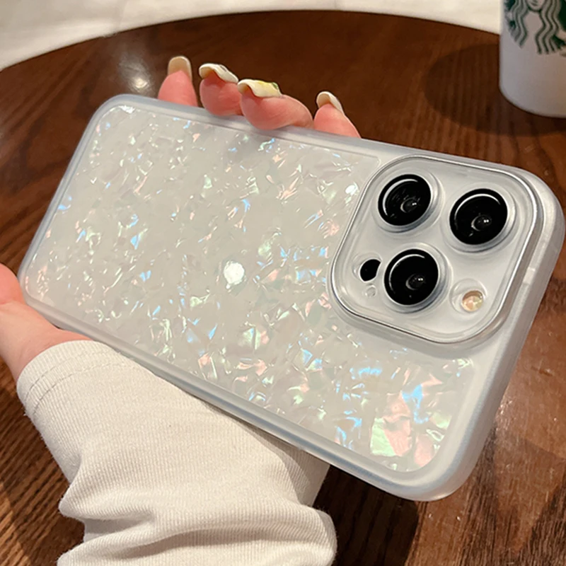 

New Laser Patterned Phone Case For IPhone 11 12 13 14 Pro Max Plus XR XS Max X 7 8 SE 2020 Fall and Collision Protection Cover