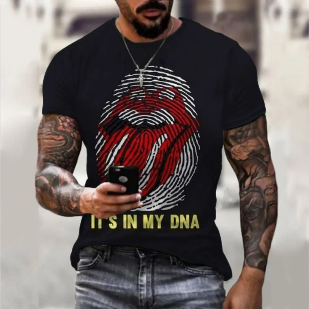 

Party Men's T-shirt Exotic T-shirts Big Metal Rock Y2k Clothes Couple Outfit Funko Pop Hip Hop Essentials The Rolling-Stones