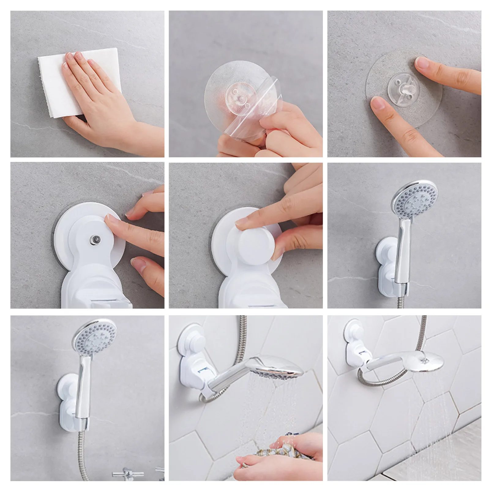 Регулируемая Базовая насадка для душевой лейки из полипропилена без перфорации