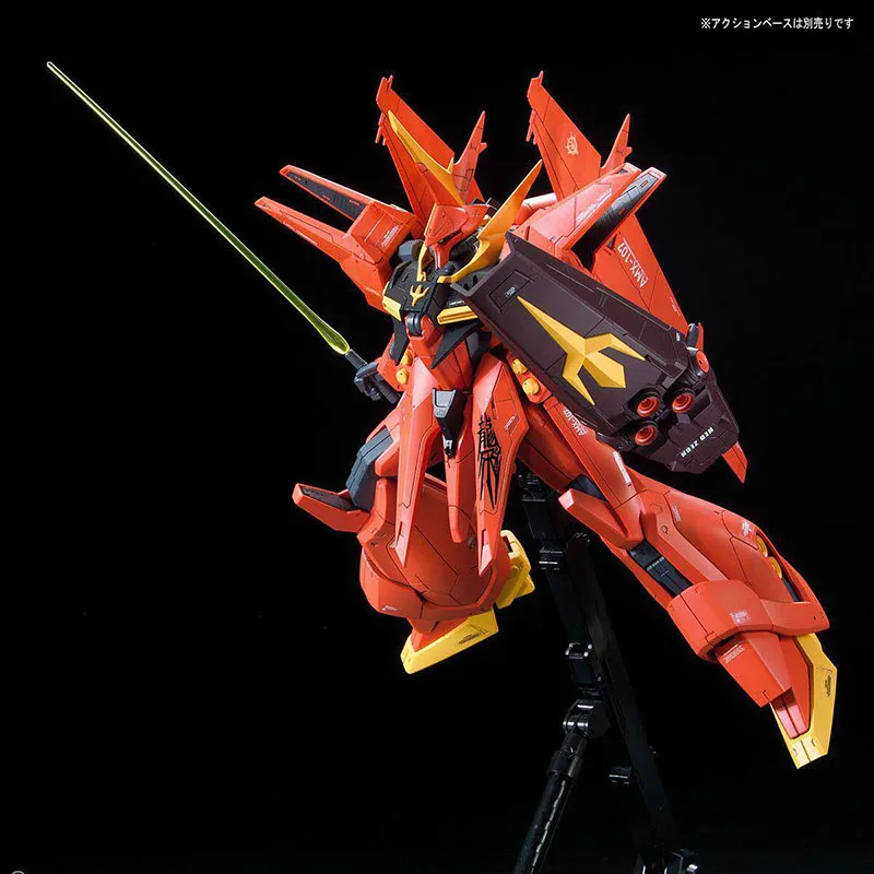 Фото В наличии оригинальный набор для сборки модели Gundam Bandai RE/100 1/100 Bawoo, коллекционная фигурка из аниме, модель для сборки, игрушки для мальчиков, подарок на день рождения №5