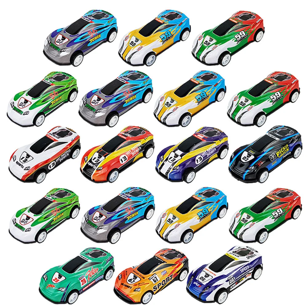 

25/30pcs Alloy Pull Back Car Model Inertia Racing Car Diecast Vehicle Model Kids Educational Toys Birthday Gifts