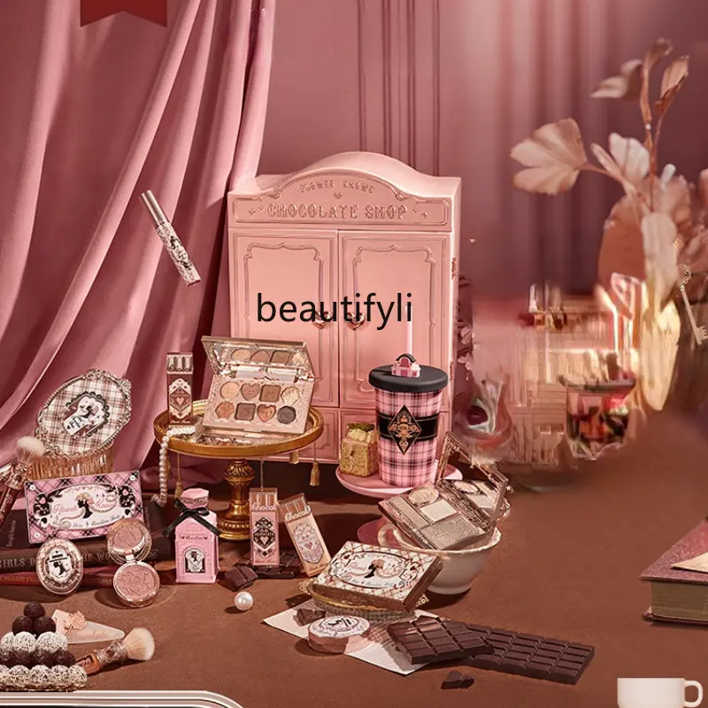 

Yj цветочный знакомый шкаф в виде шоколадной страны чудес полный набор Подарочная коробка для макияжа Набор Allin