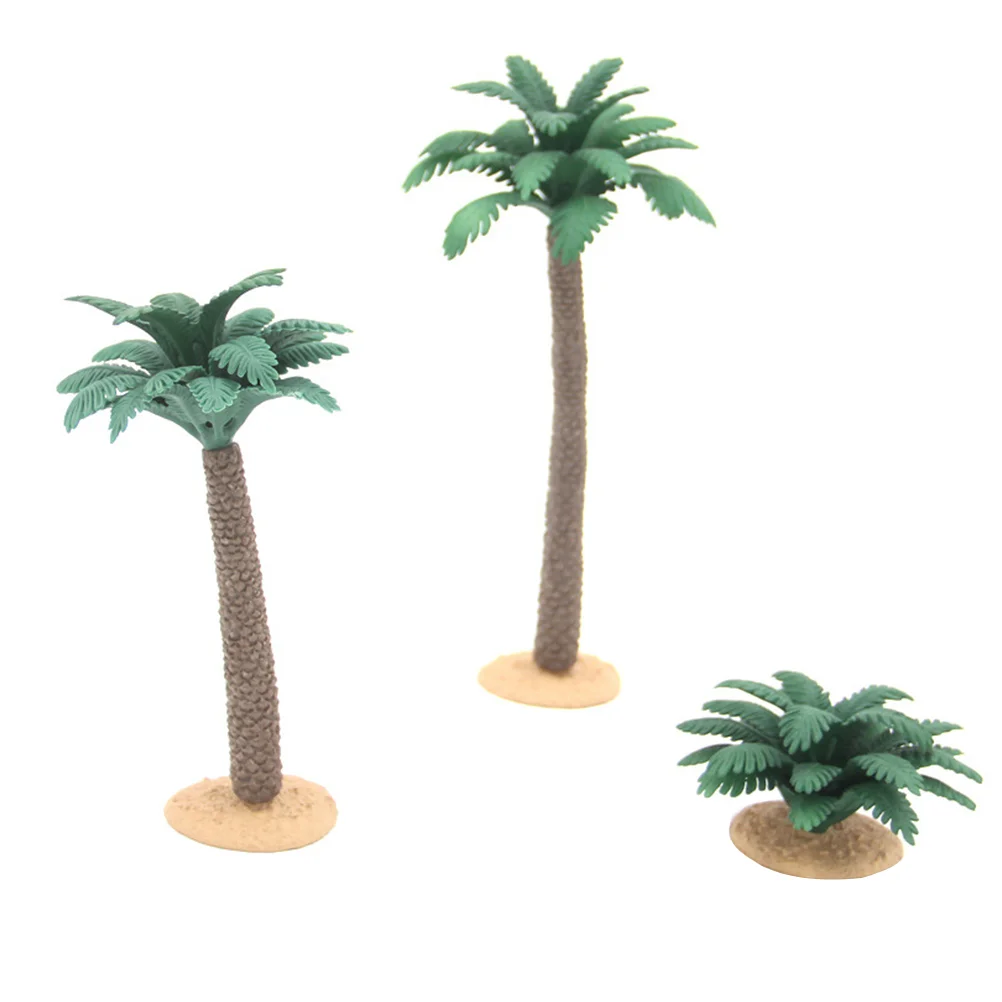 

Tree Trees Scenery Model Palm Miniature Landscape Models Artificial Railroad Train Garden Minidiy Topper Cake Fairy