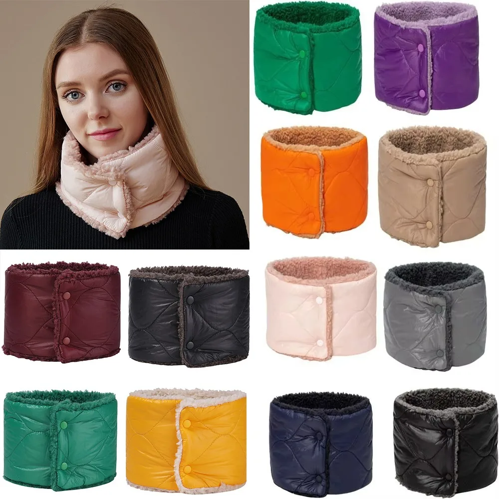 Новый нагрудник с застежкой-кнопкой теплый для шеи толстые зимние шарфы теплая