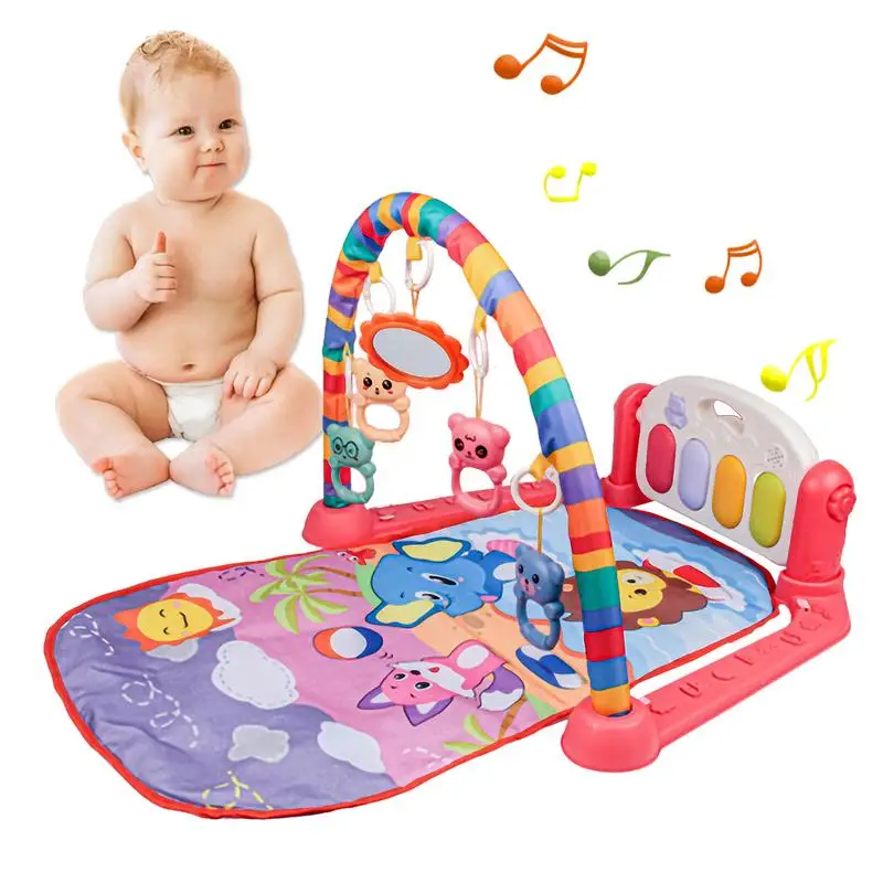 

Baby Gym Play Mat Activity Center Baby Play Gym Musical Toys Activity Center With Lights & Music Playmat Infant Toys For 0-3-6