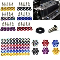 10pcs car modified hex fasteners fender washer bumper engine concave screws car styling