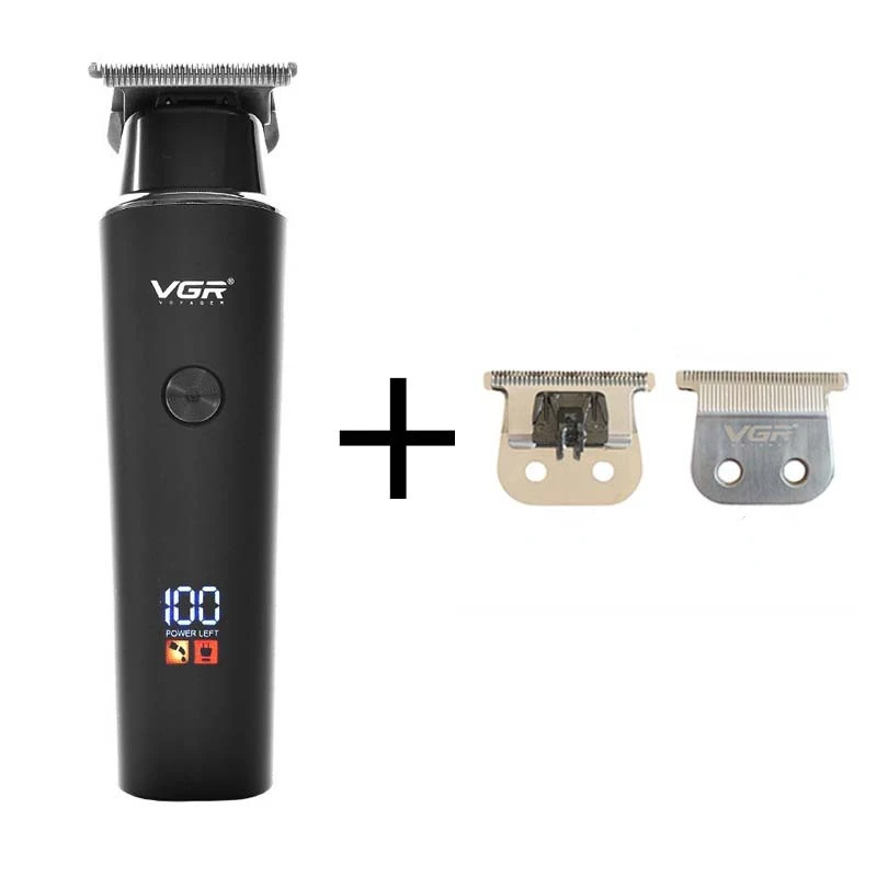 

V-937 Men's Hair Cutting Machine Professional Hair Clipper Barber Cordless Electric Hair Trimmer USB Rechargeable LED Display