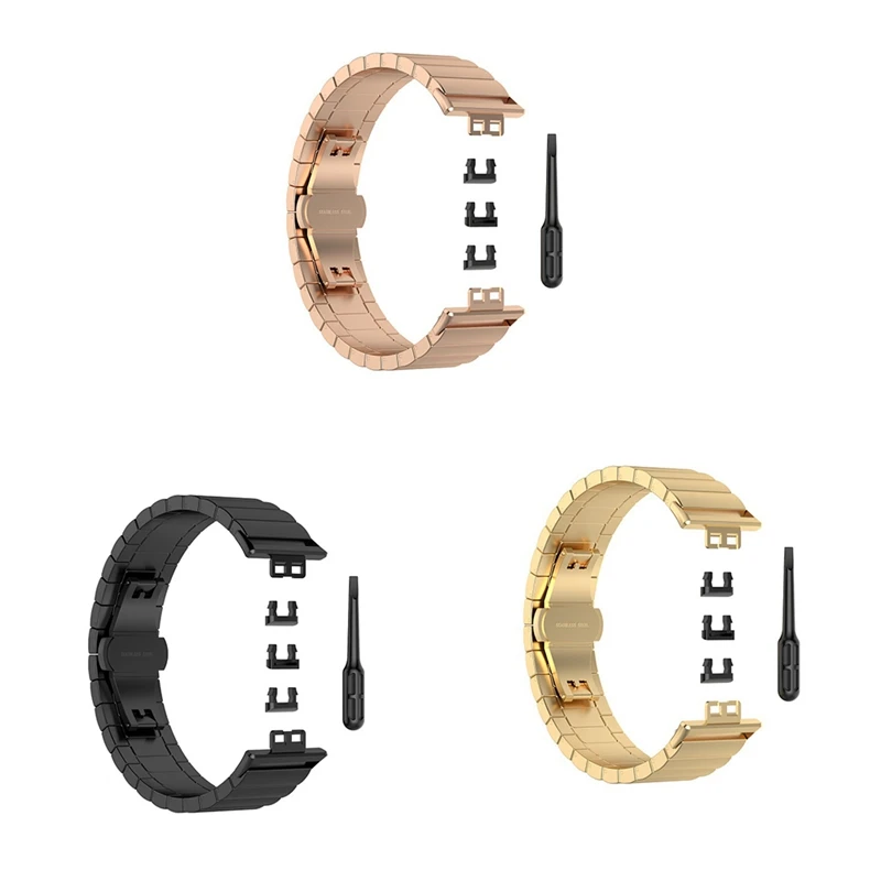 

Металлический ремешок для часов Huawei Watch Fit, браслет с пряжкой для смарт-часов Huawei Fit