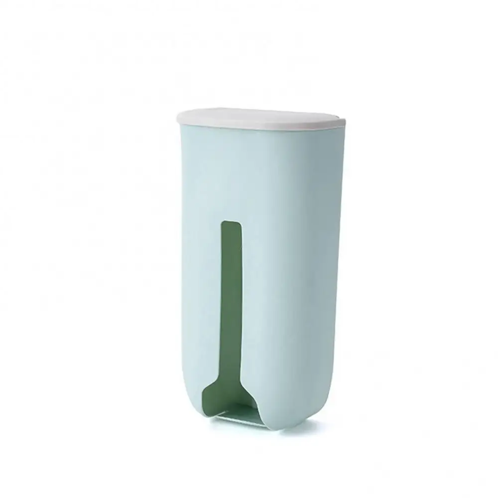 

Home Wall-mounted Hanging Kitchen Bathroom Plastic Garbage Bag Storage Rack Box