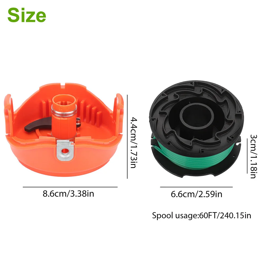 

4 шт., катушка для триммера BLACK + DECKER GH3000