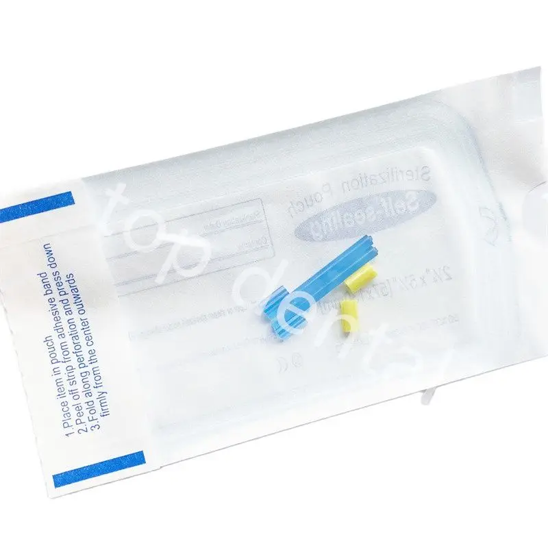 

1Set Dental Blue Bar Yellow Clips Bolt Inserts Partial Dentures And Bar Connections Implant