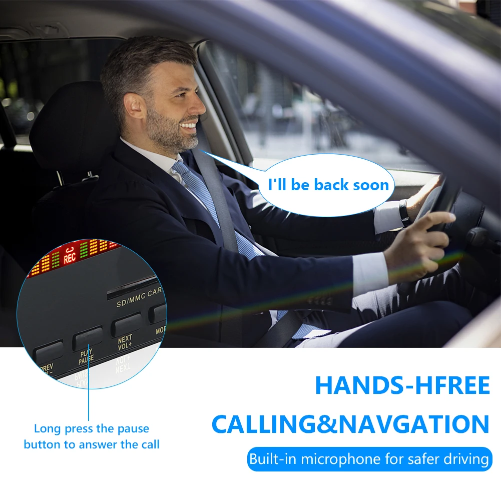 Плата декодирования совместимая с Bluetooth 12 В громкая связь MP3-плеер пультом