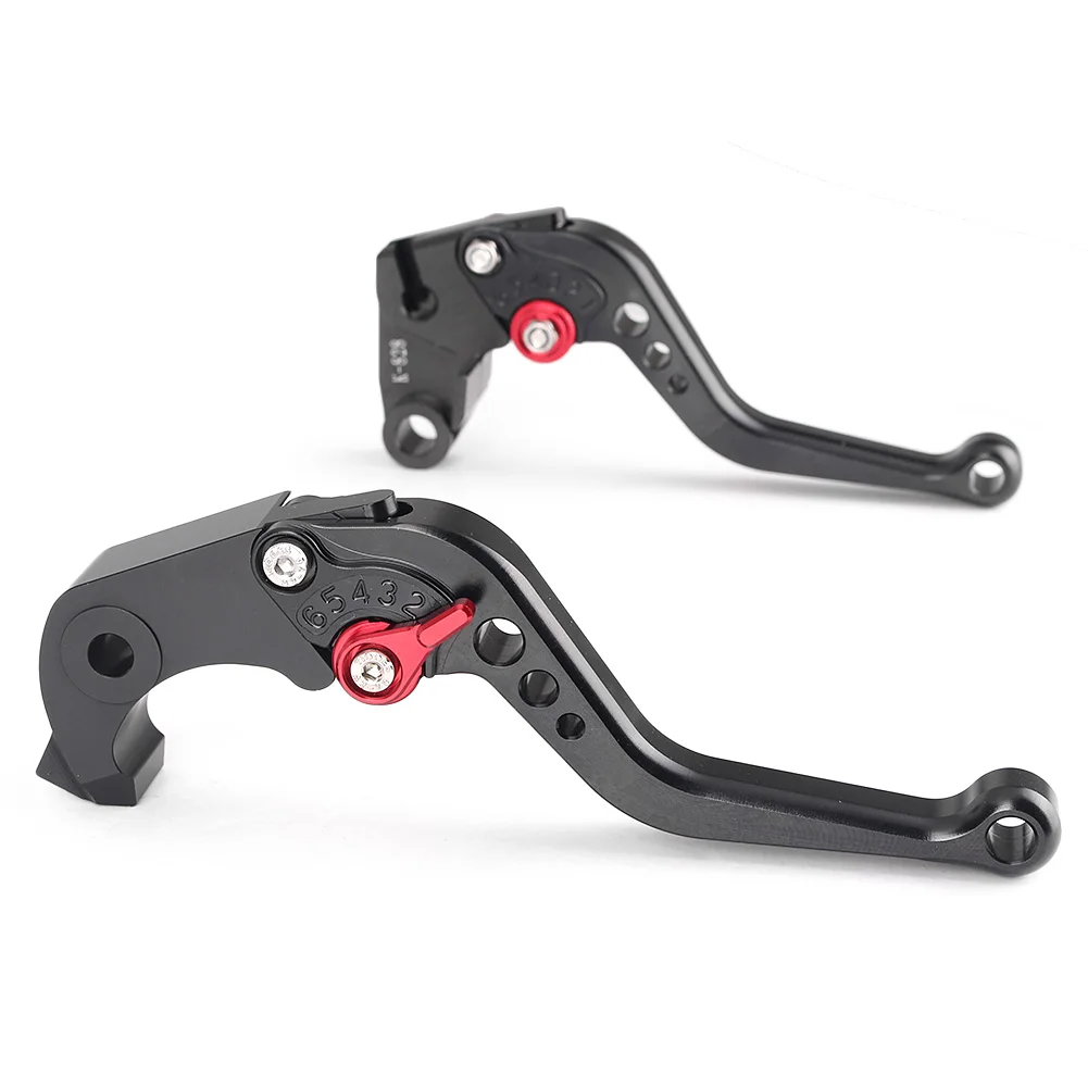 ЧПУ Короткие Рычаги тормозной муфты для Kawasaki Ninja 2006-2012 ZX10R &amp 2007-2013 ZX6R 2011-2012 Z750RBlack