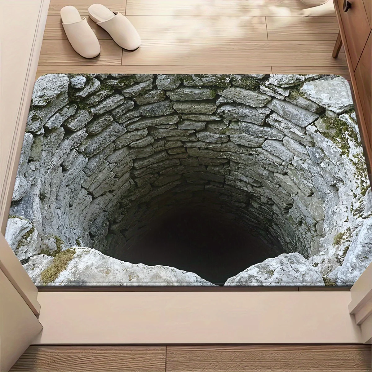 

Противоскользящий 3D коврик "Водяная Яма" из полиэстера