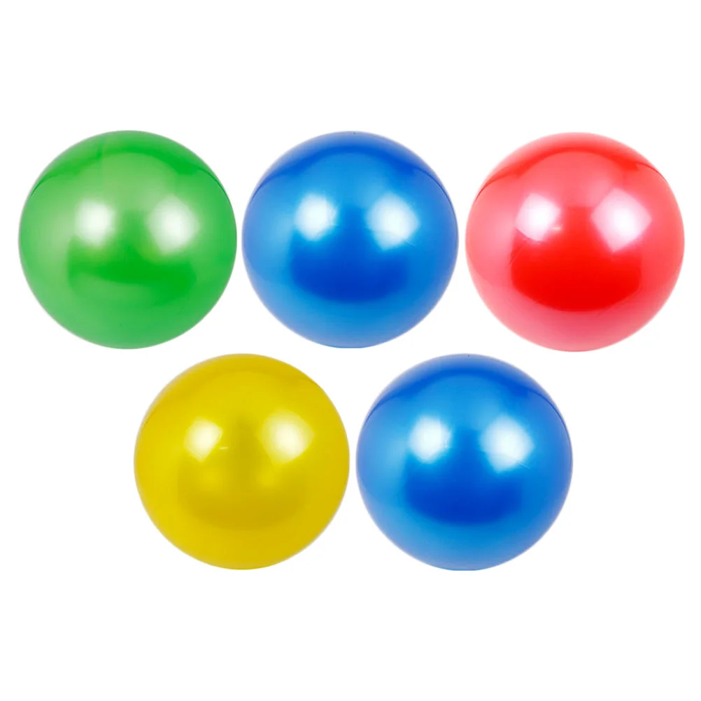 

Bouncy Balls Pack of 5 Shimmer Playground Balls Bulk Fun Bouncy Party Favors Outdoor Games for Kids ( )